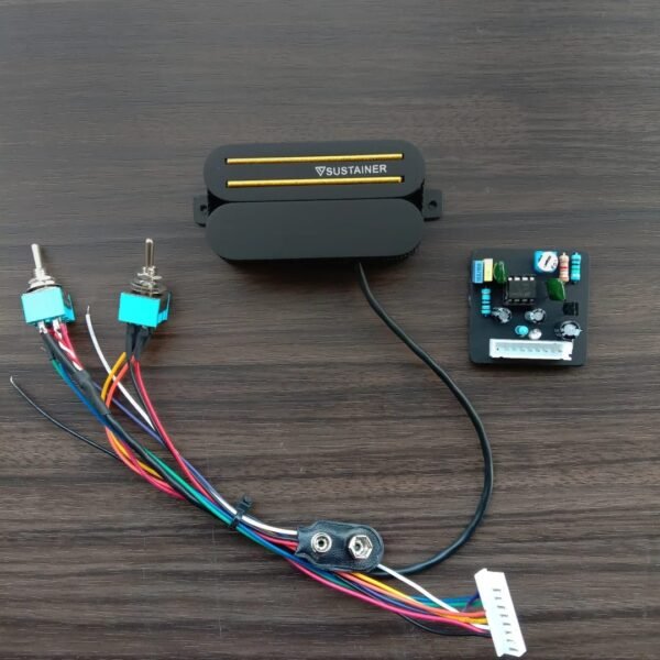 SUSTAINER HUMBUCKER MODEL HOTRAIL BLACK GOLD LINE