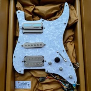 SUSTAINER SUSTAINIAC SPLIT MINIHUMBUCKER + FULL WIRING 5 WAY + PICKGUARD